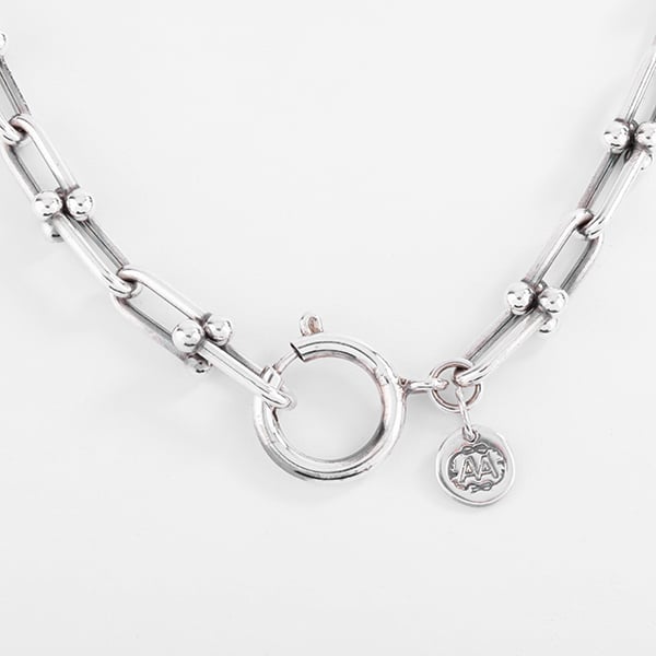 Image of BRACELET GEORGES PLAQUÉ ARGENT