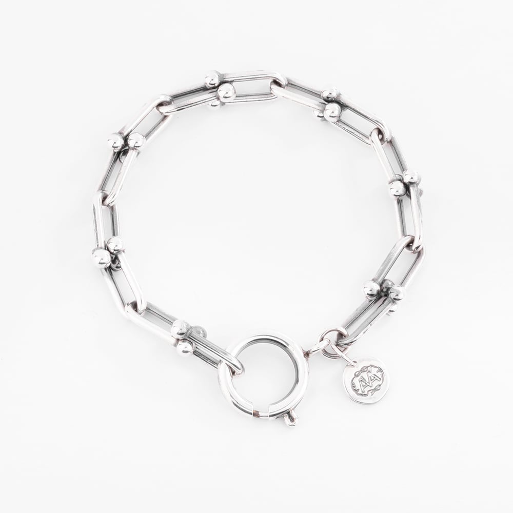 Image of BRACELET GEORGES PLAQUÉ ARGENT
