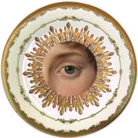 Image 1 of Sunflower Burts - Zodiac - Fine China Plate - #0778