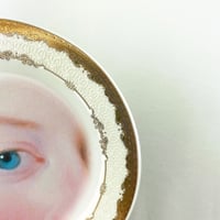 Image 3 of Lover eye rococo -  Fine China Plate - #0778