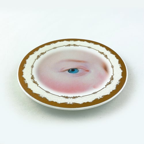 Image of Lover eye rococo -  Fine China Plate - #0778