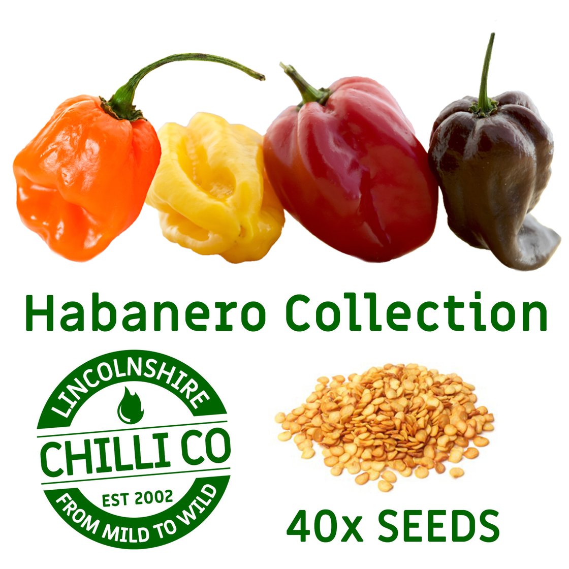 Image of Chilli Seeds - Habanero Collection 2023