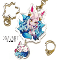 Spirit Blossom Ahri (Ultimate Form) | Acrylic Charm 