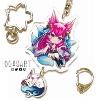 Spirit Blossom Ahri | Acrylic Charm 