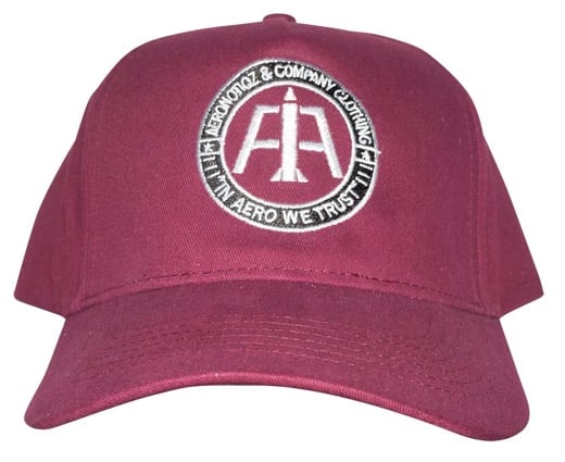 Maroon Aero Logo Dad Hat