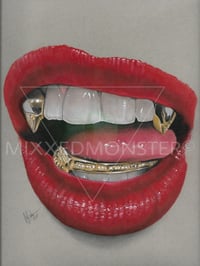 Vampire Grill (canvas print)