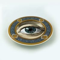Image 2 of Lover´s eye - Oculus engraving - Fine China Plate - #0780