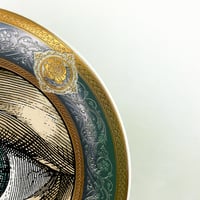 Image 3 of Lover´s eye - Oculus engraving - Fine China Plate - #0780