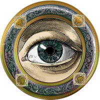 Image 1 of Lover´s eye - Oculus engraving - Fine China Plate - #0780