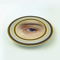 Image 2 of Lover Eye Purple - Fine China Plate - #0782