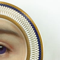 Image 3 of Lover Eye Purple - Fine China Plate - #0782