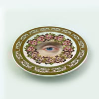Image 2 of Lover Eyes Flowers - Fine China Plate - #0783