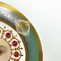 Image 3 of Lover's Eye - Ruby - Fine China Plate - #0779