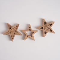 Image 2 of Wooden Star Decorations 