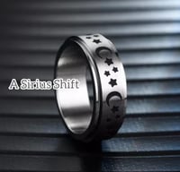 Moon & Stars Anxiety Ring