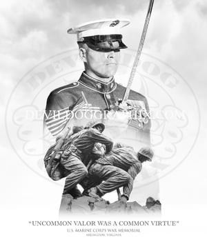 Image of USMC War Memorial Graphic Print