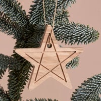 Image 4 of Wooden Star Decorations 