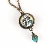 Image 1 of Alice in Wonderland Pendant Necklace