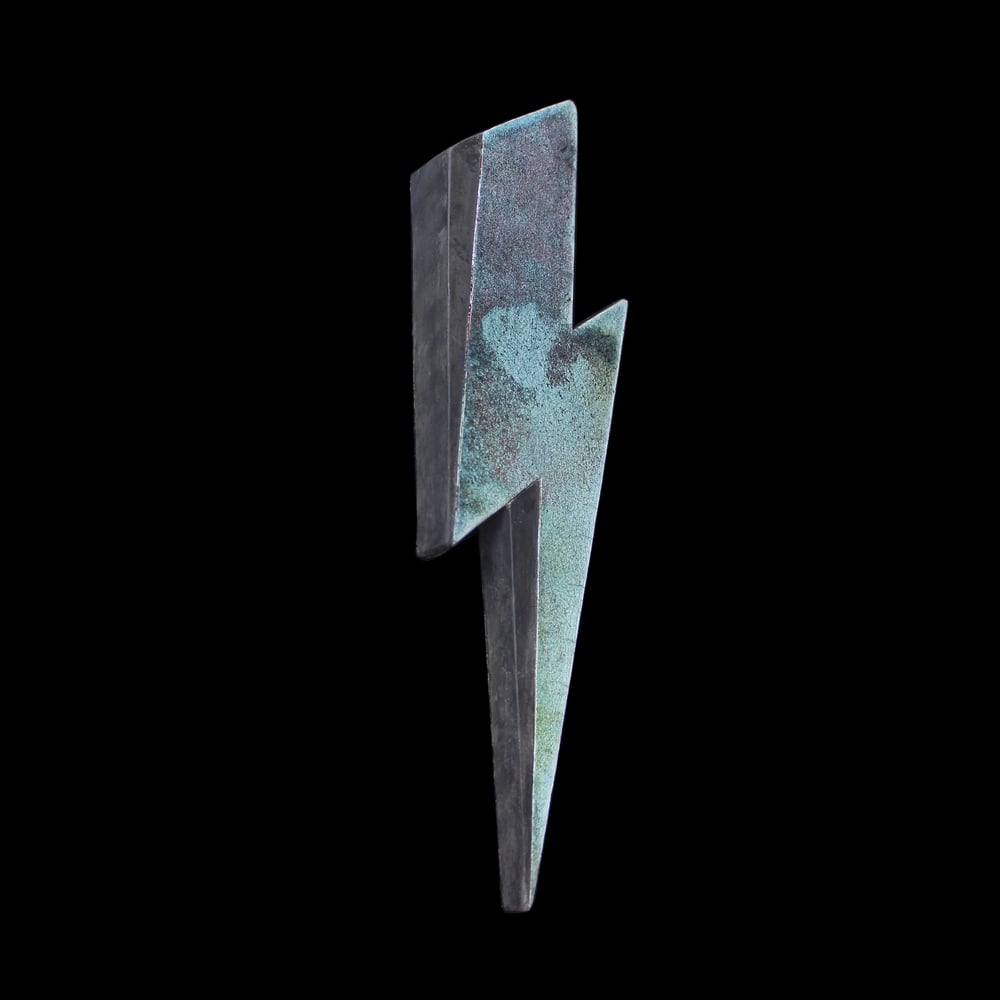 'Life On Mars' Raku Lightning Bolt