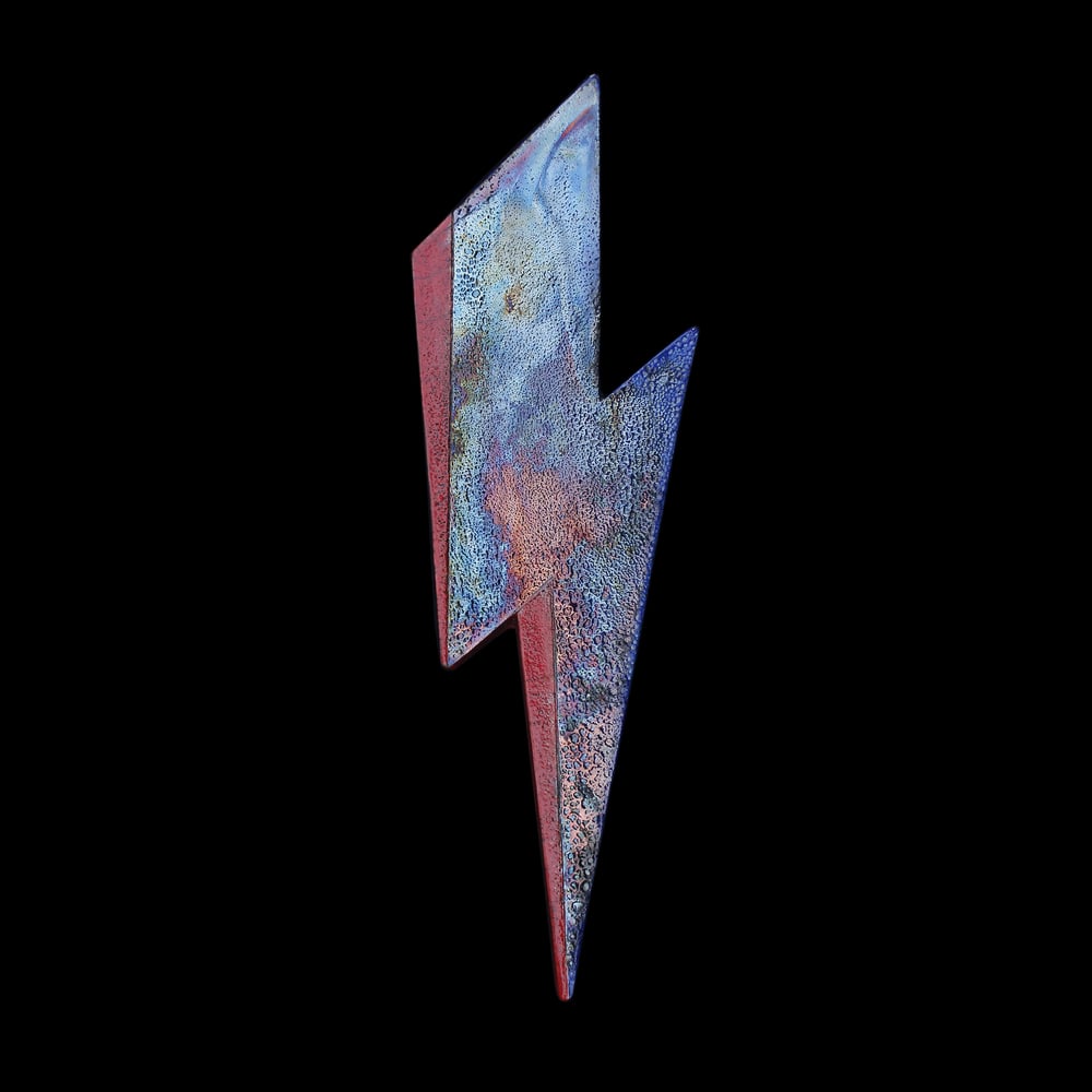 'Starman' Raku Lightning Bolt