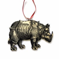 Image 1 of Rhino Tree Ornament
