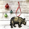 Rhino Tree Ornament