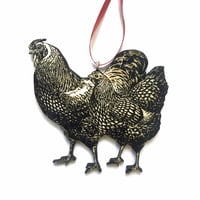 Image 1 of Chicken Tree Ornament