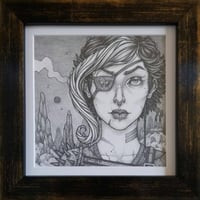 Image 2 of Liberty - Framed Original Graphite
