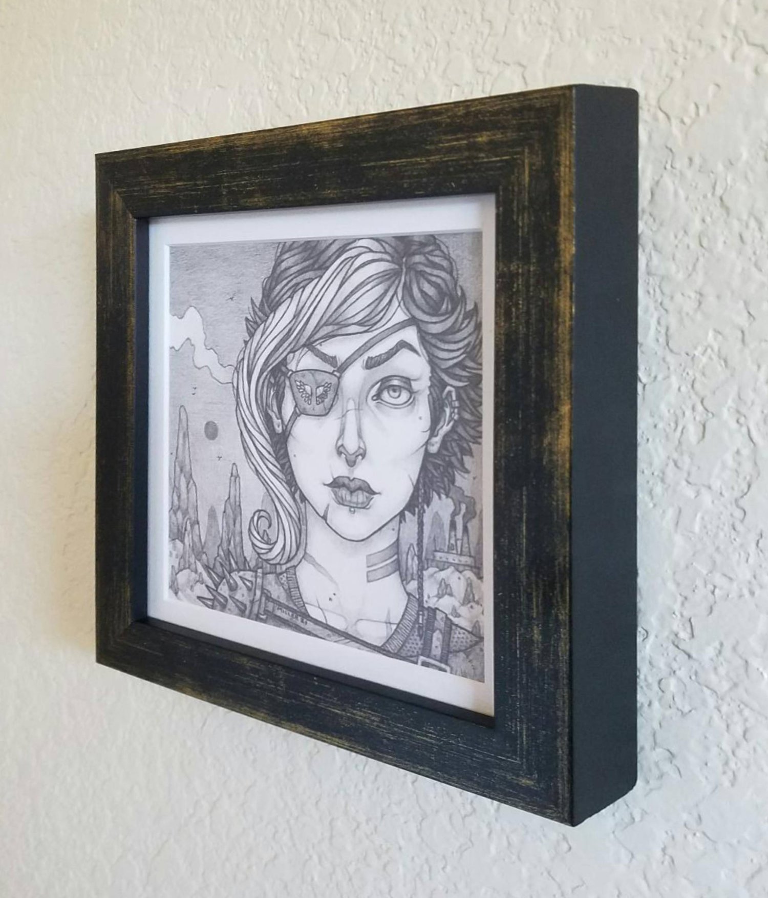 Image of Liberty - Framed Original Graphite