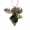 Moose Head Tree Ornament