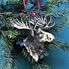 Moose Head Tree Ornament