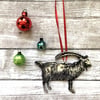 Long-Horned Goat Tree Ornament