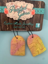 Image 1 of Dachshund/French bulldog statement earrings