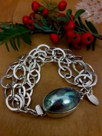 Image 5 of Mother of Pearl Clasp Chain Bracelet 4SD
