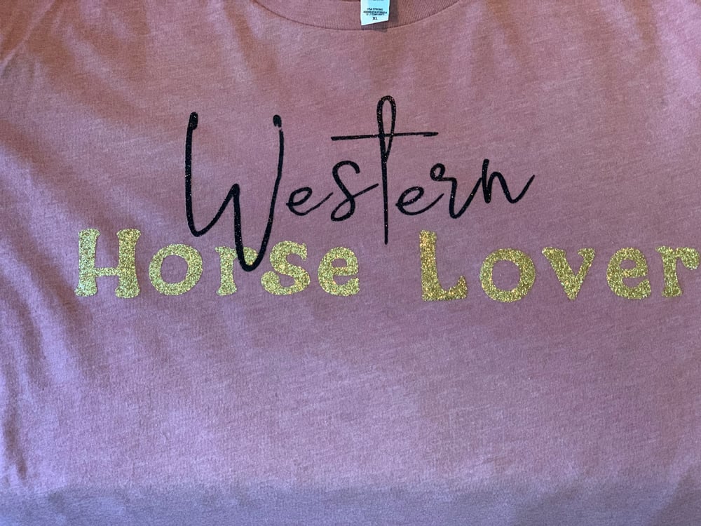 Image of Western horse lover t shirt