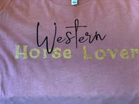 Western horse lover t shirt