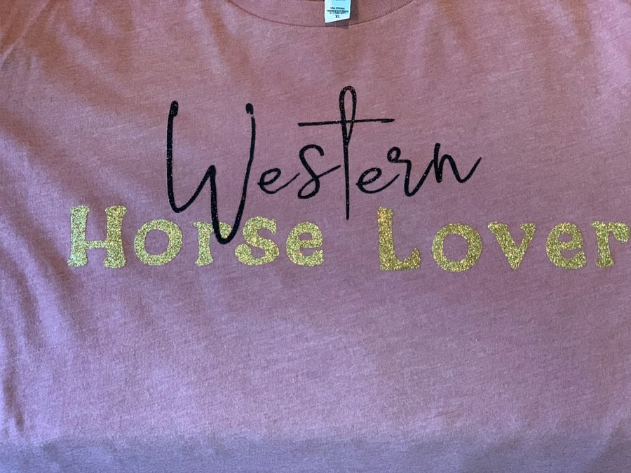 Image of Western horse lover t shirt