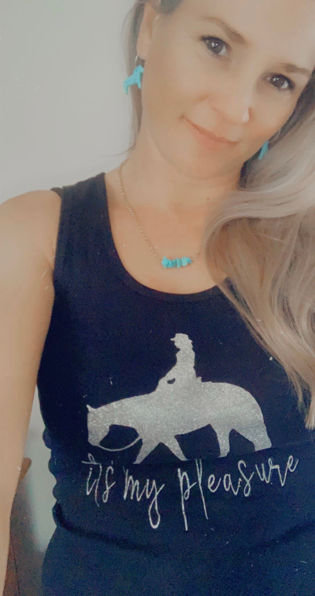 Image of “It’s my pleasure” woman’s singlet
