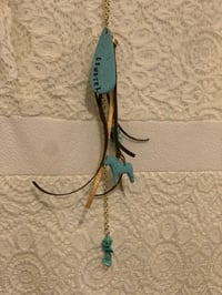 Image 2 of Cowgirl necklace with real kangaroo leather