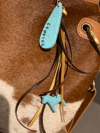Image 3 of Cowgirl necklace with real kangaroo leather