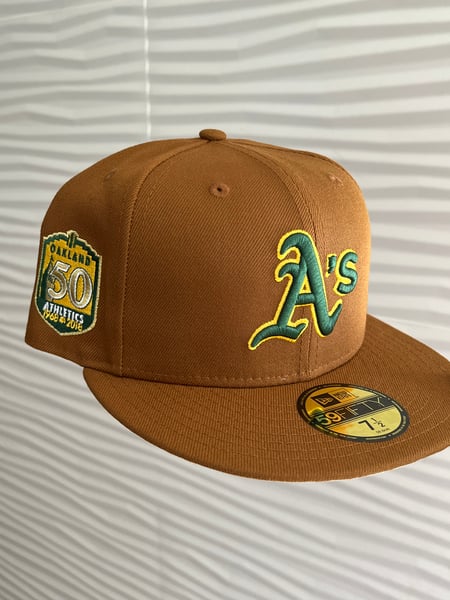 Image of Bourbon and Suede Athletics Fitted Hats