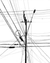 Hamtramck Power Lines #42 (giclee print, edition of ten, signed & numbered)