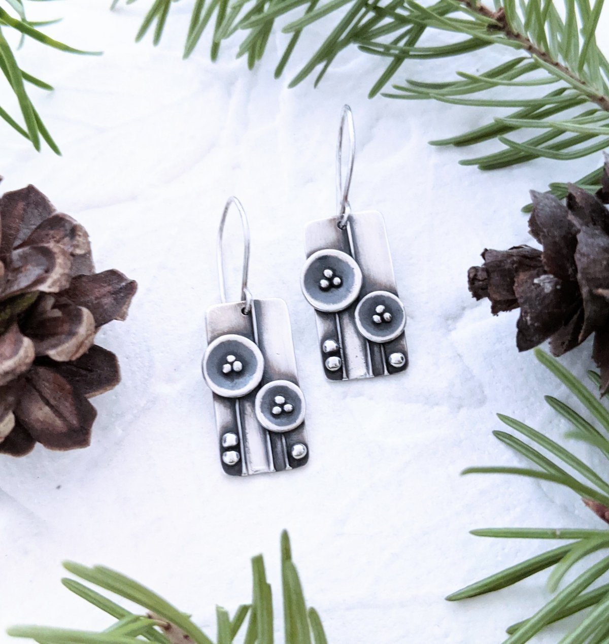 Image of Poppy Field Sculpture Earrings