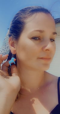 Image 2 of Horse hoop earrings