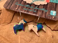 Image 3 of Horse hoop earrings