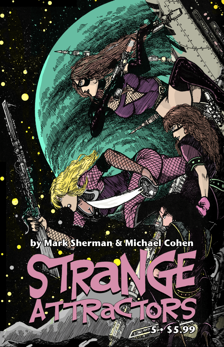 Image of STRANGE ATTRACTORS #5 (variant cover by Drew Hayes)