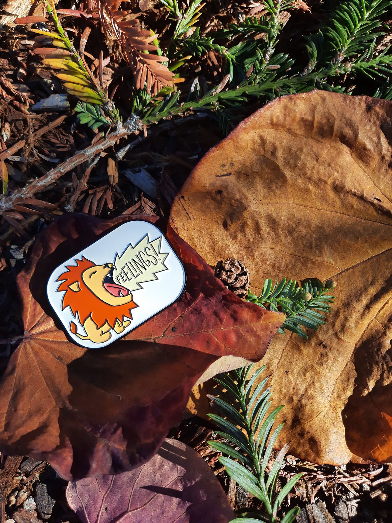 Image of Hear Me Roar - Large Enamel Pin