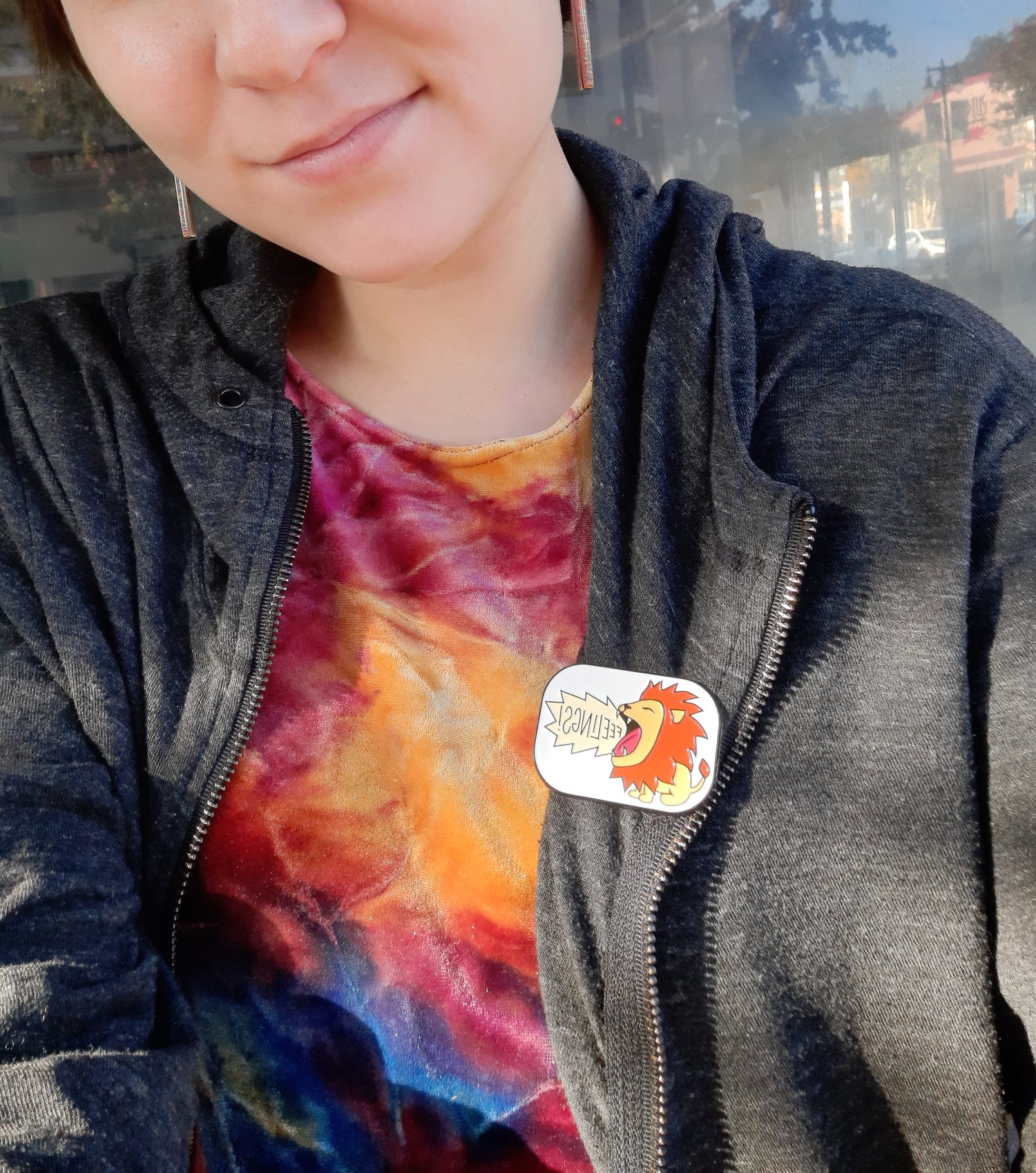 Image of Hear Me Roar - Large Enamel Pin