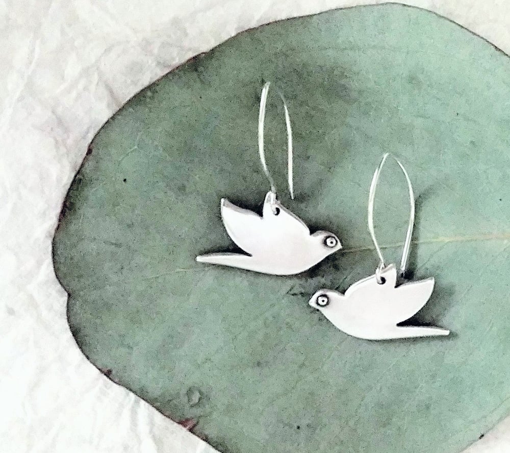 Image of Take Flight Shiny Earrings