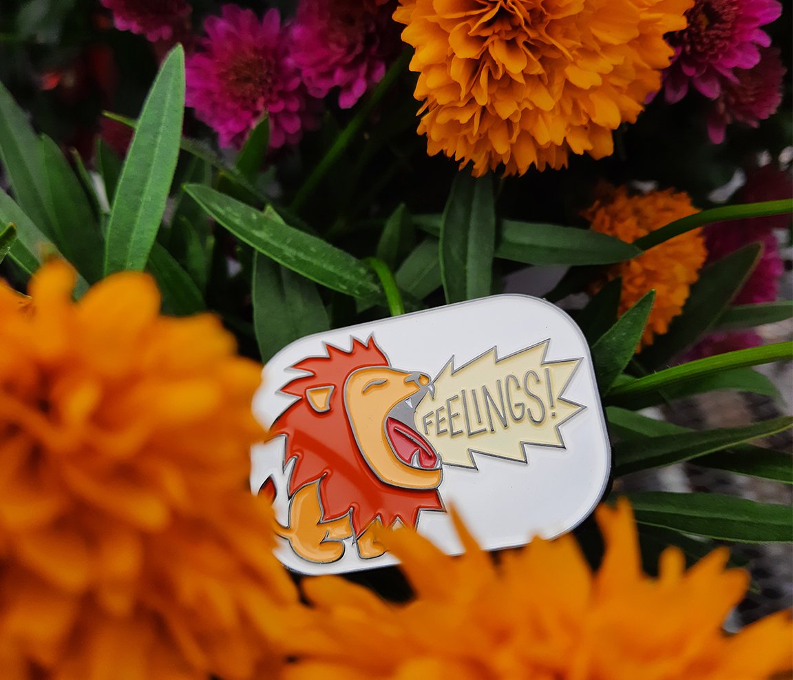 Image of Hear Me Roar - Large Enamel Pin